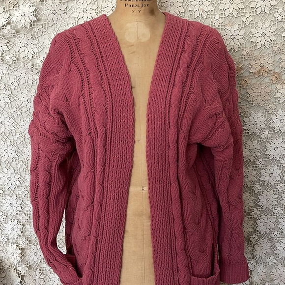Deep Coral Colored Shrug Sweater | Poshmark